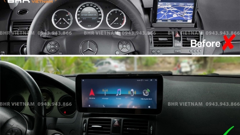 Màn hình DVD Android liền camera 360 xe Mercedes C Class 2007 - 2010 | Oled Pro G68s 